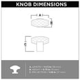 thumbnail image 3 of Franklin Brass P40857k Cut Glass 1-1/2" Bar Cabinet Knob - Black, 3 of 3