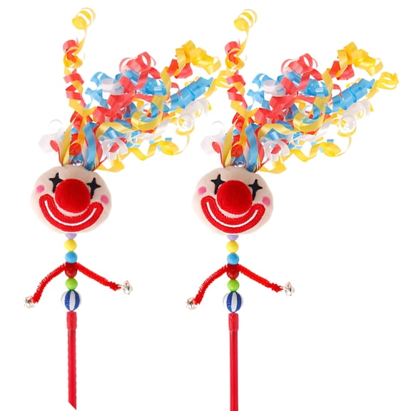 BESTSKY 2Pcs Interactive Cat Toy,Flexible Adjustable Length Kitten Toys,Play Anytime Anywhere Interactive Cat Toys,Style1