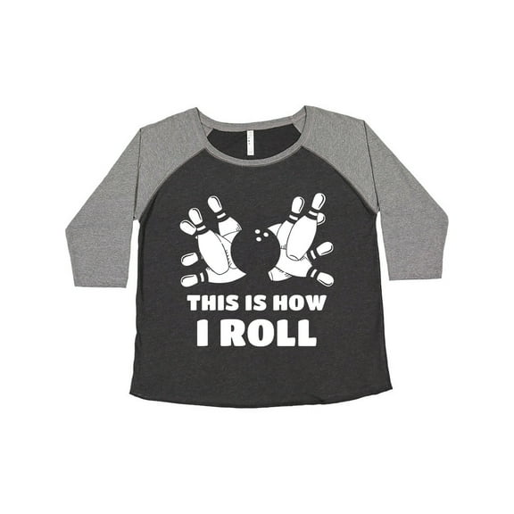 Inktastic How I Roll Bowling Women's Plus Size T-Shirt