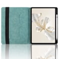 thumbnail image 2 of Case for Honor Pad 9/Honor Tablet 9 HEY2-W09 12.1 inch, Blue Leather Folio Stand with Pencil Holder & Card Slot, 2 of 7