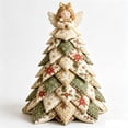 thumbnail image 2 of DIY Quilted Christmas Tree Kit Complete Sewing Set with Pattern Instructions, Beginner Friendly Fabric Craft for Adults, 2 of 3