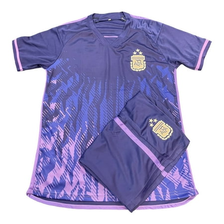 Men's | NEW ARGENTINA Futbol Sports Soccer Jersey T-Shirts & Short BLUE-00131*