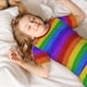 thumbnail image 5 of Balery Colorful Glitter Rainbow Conjunto de Pijama Infantil de Manga Corta con Estampado – Ropa de Dormir de Algodón Suave-Small, 5 of 6