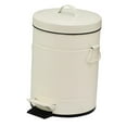 thumbnail image 1 of Cubo de basura con pedal, elegante papelera Beige, 1 of 9