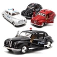thumbnail image 6 of 1: 32 classic vintage cars police cars fire trucks alloy models children's birthday gifts puzzle toys high-end collection, 6 of 8
