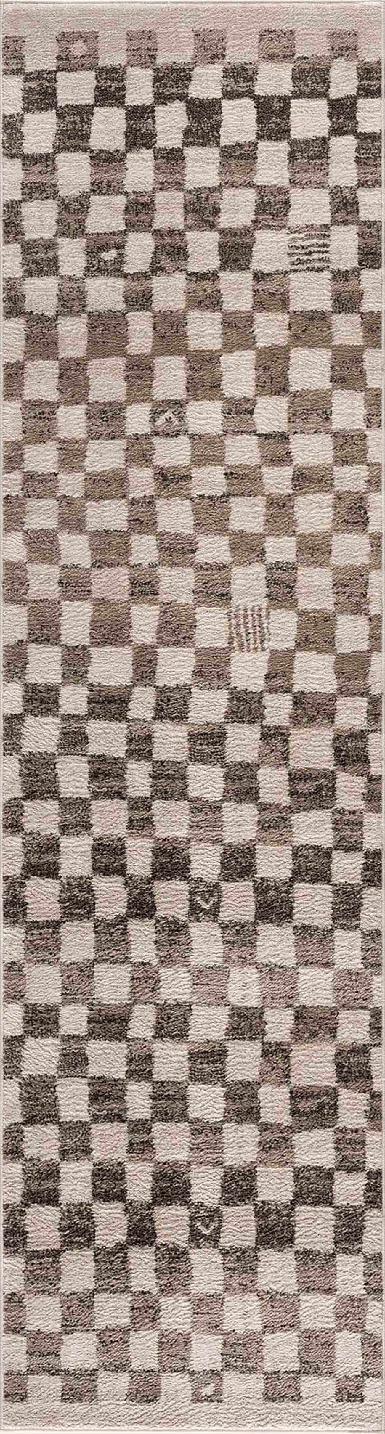 BoutiqueRugs Benjy Contemporary Area Rug - Cream, Charcoal - 8'10'' x 12''