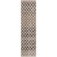 thumbnail image 5 of Hauteloom Benjy Living Room, Checkered Bedroom Area Rug - Farmhouse - Cream, Charcoal - 5'3" x 7', 5 of 15