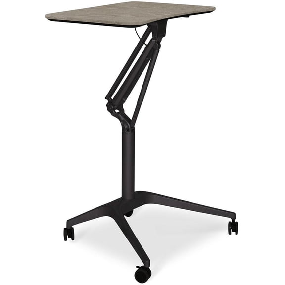 Unique Furniture 28" Height Adjustable Stand Up Laptop Table in Gray