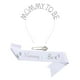 thumbnail image 3 of Conjunto de banda para futura mamá, banda de satén decorativa, tiara, banda para futura mamá para fiesta de baby shower Plata blanca, 3 of 9