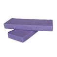 thumbnail image 2 of Siruishop Yoga Bolster Professional Multipurpose Ergonomic Support Soft Support Pillow Linen Purple, 2 of 8