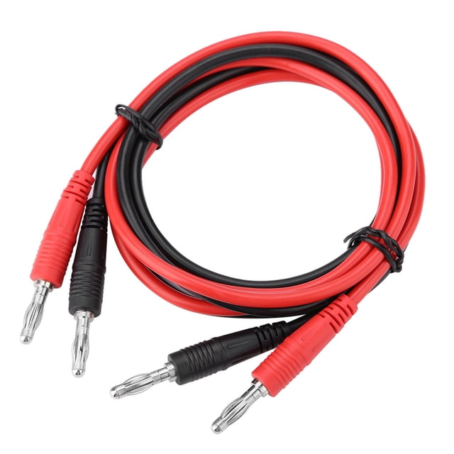 Cable de prueba, P1041 2 piezas Cable de prueba de multímetro banana de 4 mm Cable ultra sensible VoborMX herramienta