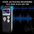 thumbnail image 3 of YOPTOP 16GB Digital Voice Recorder Voice Activated Recorder for Meetings USB Audio Recorder Mini Portable Tape Dictaphone with Playback, 3 of 8