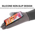 thumbnail image 3 of Womens Winter Gloves Touch Screen Anti-Slip Warm Thermal Soft Lining Elastic Cuff Cold Weather Texting Gloves Grey, 3 of 7