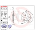 thumbnail image 2 of Par de DISCOS HIPERVENTILADOS ATTITUDE 2012 al 2014 DODGE 1.4L L4 Delanteros BREMBO ., 2 of 5