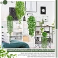 thumbnail image 6 of Artificial Hanging Plants for Shelf, 4 Pack Fake Potted Greenery Faux Eucalyptus Vine, Mandala Vine, String of Pearls,Pea pod Leaves in Pot for Office Living Room Bathroom Indoor Outdoor Décor, 6 of 6