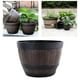 thumbnail image 3 of Paquete de 2 macetas grandes para patio con, 3 of 9