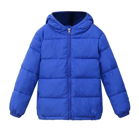 

ASEIDFNSA Jacket for Babies 5T Boys Fall Jacket Toddler Kids Boys Girls Winter Warm Jacket Outerwear Solid Coats Hooded Fill Outwear