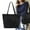 Black, variant on Vikakiooze 2023 Promotion on sale, Women's Handbag, Women's Soft Tote Shoulder Bag, Large Capacity Handbag , Soft Leather Women's Shoulder Bag