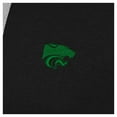 thumbnail image 2 of Men's-Antigua  Black Kansas State Wildcats St. Patrick's Day Fleece Raglan Victory Pullover Hoodie, 2 of 2