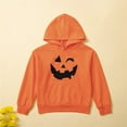 thumbnail image 2 of Coerni Toddler Boys Girls Hoodie 2024 Hallow-een Clothes Fall Casual Long Sleeve Ghostface Print Hooded Fleece Pullover, 2 of 9
