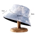 thumbnail image 5 of Reversible Tie-dye Cotton Bucket Hat with Wide Brim for Sun Protection - Unisex Style, 5 of 8