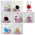 thumbnail image 4 of Flor de rosa real conservada en caja transparente Rosa eterna Perfumada para siempre Flor de rosa Presente para, 4 of 8