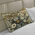 thumbnail image 2 of Ambesonne Floral Eucalyptus Knitted Quilt Pillowcover, Century&nbsp;Modern, 36"x20", Amber Laurel Green, 2 of 2