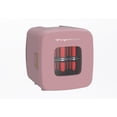 thumbnail image 4 of Frigidaire 12 Can Retro Mini Cooler, 9L Portable Beverage Refrigerator with AC/DC Adapters, Skincare Fridge in Pink, 4 of 12