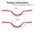 thumbnail image 2 of Bicycle Handlebar Aluminum Alloy Swallow Handlebar 720mm MTB Bicycle Handlebar  Mountain Bike Downhill Horizontal Handlebars, 2 of 7