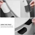 thumbnail image 2 of 3pcs Toilet Lid Lifter Bowl Cover Handle Avoid Touching Picker Upper Riser for Bathroom Home Hotel, 2 of 10