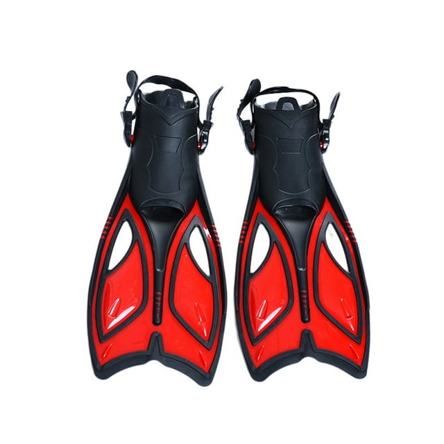 Palmes de Natation Professionnelles Talon Ouvert Réglable Confort Flexible Portable pour Plongée en Apnée Natation