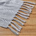 thumbnail image 3 of GHSDFBB Boho Table Runner Rustic Style 13\u201cx90\u201d, Light Grey Braided Farmhouse Linen Table Runner 90 Inches Long with Tassels for Dining Room Kitchen, 3 of 6