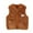 Brown, variant on Baby Kids Warm Fleece Vest Toddler Boys Girls Winter Spring Zipper Jacket Waistcoats, 0-12 Months, 1-3 Years