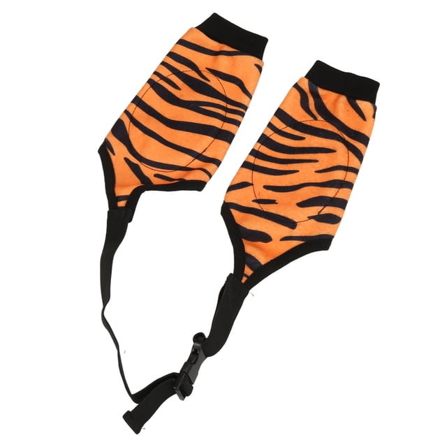 Soft And Breathable Tiger Style Dog Recovery Sleeves Elastic And Prevent Licking Front Leg Sleeve For Post Operation Ideal For Home Use