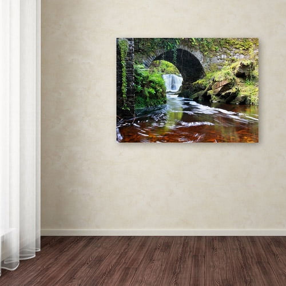 Trademark Fine Art "Lush River" Canvas Art by Pierre Leclerc