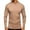 Khaki, variant on Tejiojio Men's and Big Men's Classic Tops Men's High-neck Bottoming Shirt Long-sleeved Solid Color Thickened T-shirt