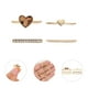 thumbnail image 2 of 5 piezas de correas de reloj decorativas con anillos dorados y bucles para correa de reloj inteligente, 2 of 5