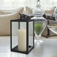 thumbnail image 6 of Better Homes & Gardens Indoor Decorative Metal Candle Holder Lantern, Black, Large, 6 of 6