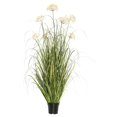 thumbnail image 1 of Decoración de césped verde artificial Vickerman en maceta, 36 cm, con 4 dientes de león, 1 of 6