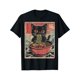 thumbnail image 1 of Camisetas con gráficos divertidos de ramen de gato, camisetas japonesas de anime kawaii, camisetas de ocio, 1 of 6