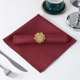 thumbnail image 2 of Dbuoem Napkin Cloth Lace Trim Reusable Square Napkin Fabric Outdoor Events Weddings Parties Banquets Buffets, 2 of 8