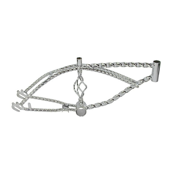 16 Cage Twisted Lowrider Frame Chrome.