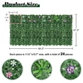 thumbnail image 5 of 188.4" X 23.6" Ivy Privacy Fence Backdrop Decoration Flower Artificial Plants Balcony Outdoor, 5 of 5