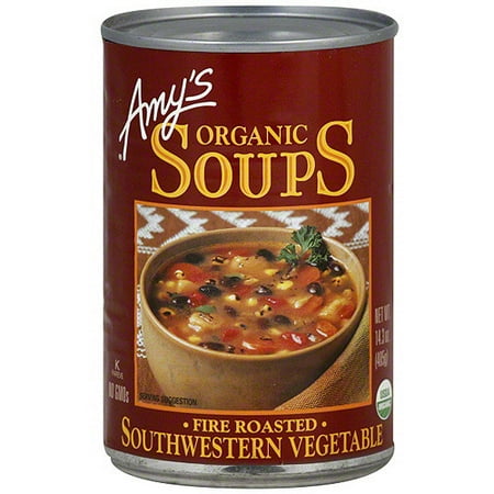 Amy's Kitchen Organic Southwestern Vegetable Soup, 14.3 oz (Pack of 12)