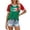 5-Green, variant on LLDYYDS Soccer Cup 2026 Shirts for Women Oversized Mexico Jersey Brazil Jerseys Y2K V Neck Soccer Fan Tops