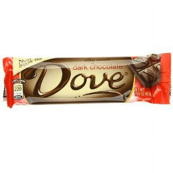 Dove Dark Chocolate Bar - 1.44 Oz, 18 Ea