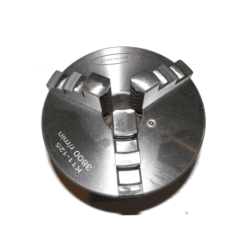 Z Live Center 5" (5 inch) 3 Jaw Precision Self Centering Lathe Chuck
