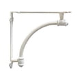 thumbnail image 2 of NACH js-90-064wts Half-Round Shelf Bracket, Small, White, 4 Pack, 2 of 3