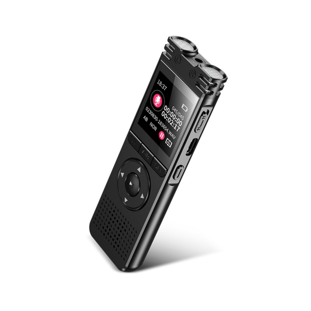AOOOWER Long Battery 32GB 64GB Digital Voice Recorders, Clear Video Capture for Meetings Lectures