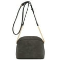 thumbnail image 5 of FashionPuzzle Paisley Print Small Dome Crossbody with Chain Strap (Grey/Lavender), 5 of 8